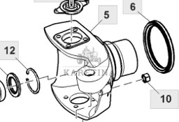 John Deere 7830 Przegub Przedniego Napędu Prawy Lewy R155627 R155628
