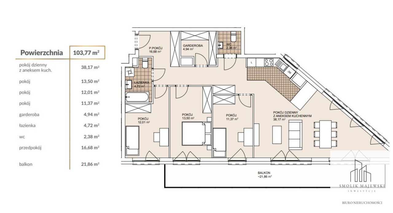 Nowe 4 pokoje na Szczepinie! DUŻY BALKON