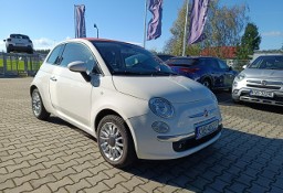 Fiat 500 LOUNGE Cabrio 1.3 16V MJET 95KM, boogate wyposażenie, serwisowany