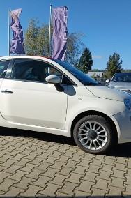 Fiat 500 LOUNGE Cabrio 1.3 16V MJET 95KM, boogate wyposażenie, serwisowany-2