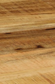 vidaXL Stolik kawowy, owalny, surowe drewno mango i stal, 100 cm246626-2