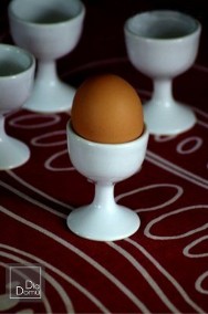 Ceramiczny kieliszek na jajko jajecznik podstawka pod jajko / PRODUKT POLSKI -2