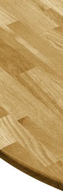 vidaXL Okrągły blat do stolika z litego drewna dębowego, 23 mm, 900 mm 245986-4