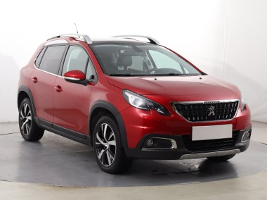 Peugeot 2008 , Salon Polska, Serwis ASO, Skóra, Navi, Klimatronic,-1