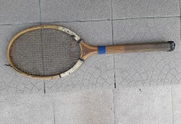 Rakieta tenisowa, stara, z początku XX w. firmy Frema Tennis Rackets Manufacture