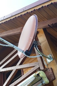 Montaż ustawianie anteny satelitarnej, naziemnej DVB-T-2