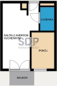 Przestronne 2-pokojowe mieszkanie|Balkon-2