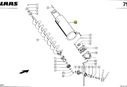 Claas Dominator 98 - rura napełniająca 0006827860