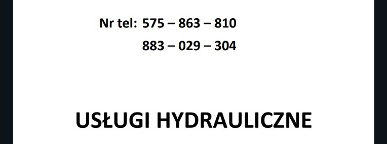 Usługi hydrauliczne-1