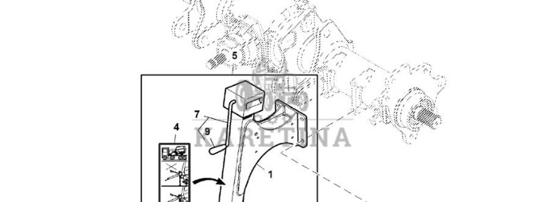 John Deere 960 - Podnośnik DC218728 (Rama, pokrywy, róźne)-1