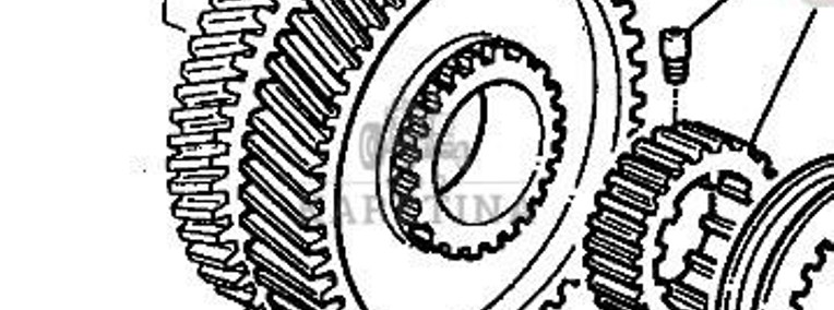 Massey Ferguson 3690 Koło Zębate Zębatka Skrzyni Biegów Przekładni Dynashift CZĘŚCI 3616828M4-1