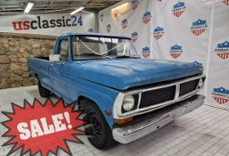 Ford Inny Ford F100 1971 Custom V8 manual amerykanski pickup do odnowienia SUPER CE