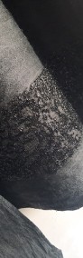 Wyjątkowy, czarny fartuszek z zdobieniami MAXI-4