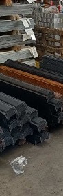 Sztachety metalowe w kolorze imitacji drewna - ROSE WOOD-4