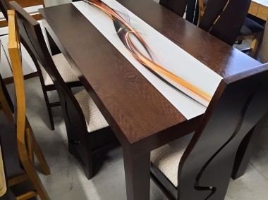 Stół rozkładany 140x78+40 cm oraz 6 szt. krzeseł - PRODUCENT MEBLI!-1