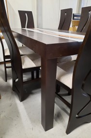 Stół rozkładany 140x78+40 cm oraz 6 szt. krzeseł - PRODUCENT MEBLI!-2