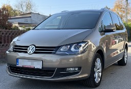 Volkswagen Sharan II Salon PL FV23% ASO DSG HighLine Aktywny tempomat Czujniki