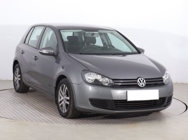 Volkswagen Golf VI , Salon Polska, Klimatronic, Tempomat, Parktronic,-1