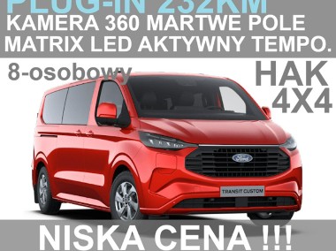 Ford Transit Custom Plug-in Limited 232KM L2 8-osob. Kamera 360 AGR Matrix LED 8-os.-1