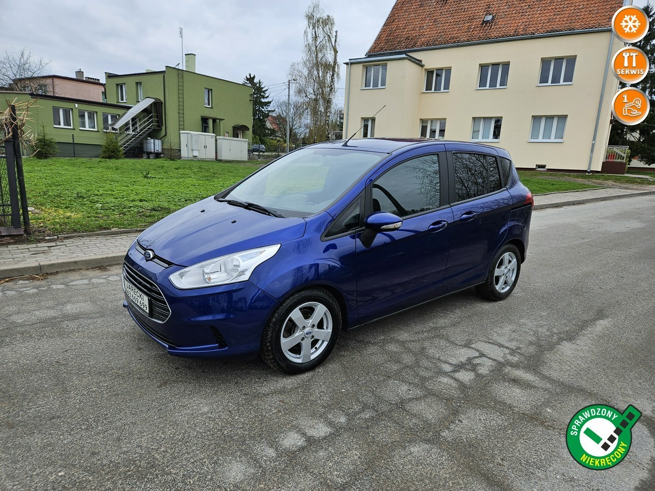 Ford B-MAX Opłacony Zdrowy Zadbany Serwisowany Klima Alu 1 WŁ