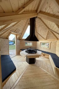 GRILL Domek grillowy 9,2m2  z przedłużeniem  3m2 sauna PROMOCJA -2
