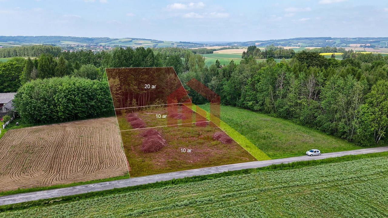 Widokowe działki pod lasem, 20 km od Rzeszowa - Widok 3