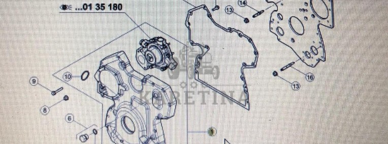 CLAAS 00 1162 415 0/Claas skrzynia korbowa/Claas Arion 510 Hexa 540-510 640-610 Axion 840-810 C-1
