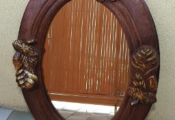 Drewniane lustro Allerlei ręczne wykonanie  52x37 cm