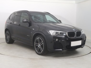 BMW X3 II (F25) , Salon Polska, Serwis ASO, 190 KM, Automat, Skóra, Navi,-1