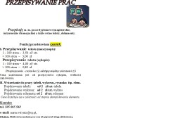 Przepisywanie i redagowanie tekstów, prac dyplomowych 