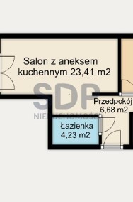 Trzy pokoje w nowej inwestycji na Krzykach-2