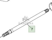 John Deere 8110 8210 8310 8410 Wał Wałek WOM CZĘŚCI R268862