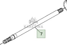 John Deere 8110 8210 8310 8410 Wał Wałek WOM CZĘŚCI R268862