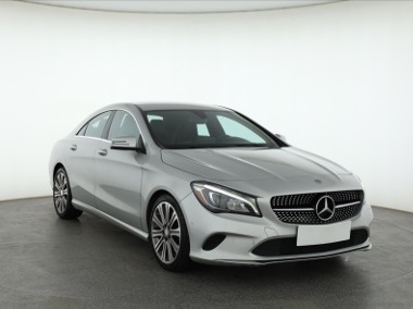 Mercedes-Benz Klasa CLA , Automat, Skóra, Navi, Klimatronic, Tempomat, Parktronic,-1