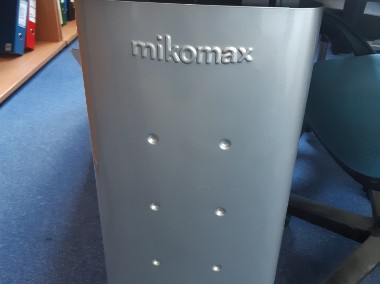 Biurko biurowe MIKOMAX - używane. Kolor: beżowy -2