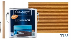 Ciranova DECKING OIL olej tarasowy do mebli, altanek, elewacji 2,5L light oak 
