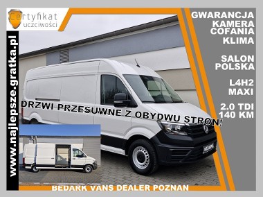 Volkswagen Crafter Gwarancja, L4H2 Maxi, Salon Polska, kamera cofania, klima-1