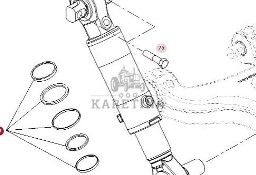 Fendt Vario 1038 1042 1046 1050 GEN 3 Siłownik Cylinder Sprężyny E530300050020