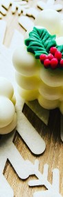 Świeczki sojowe zapachowe świateczne choinka ciastek śniezynka -4