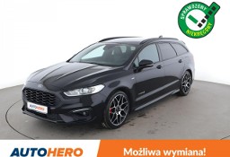 Ford Mondeo IX ST Line, skóra/alcantara, navi, kamery, hak, grzane el. regulowane f