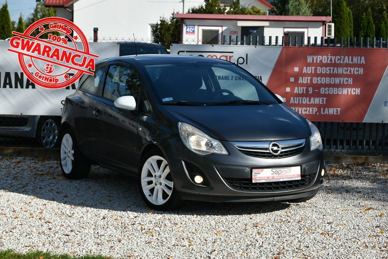 Opel Corsa D 1.3CDTi 95KM 2012r. lift Klima TEMPOMAT Polecam