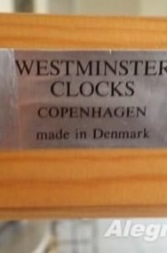 Duński zegar stojący z gongiem Westminster-3
