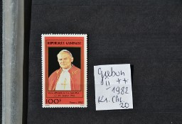 Papież Jan Paweł II. Gabon II ** Poz. Ks Chrostowski 20