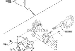 New Holland T6070 Element nośny bevel gear 84565055