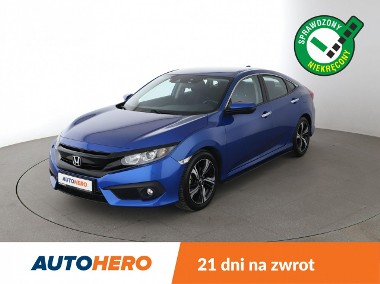 Honda Civic X Navi, klima auto, grzane fotele, kamera i czujniki parkowania-1