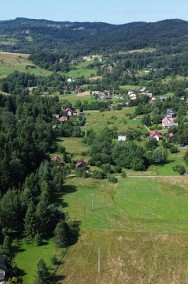 Działka budowlana pod lasem krajobraz górski-2