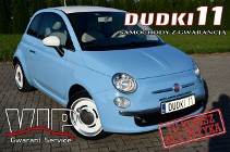 Fiat 500 1,2Benz DUDKI11 Skóry,Klimatyzacja.El.szyby.Parktronic.Podg.Fotele