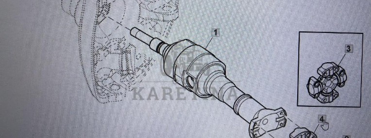 JOHN DEERE TT207990/John Deere jarzmo krzyźaka/John Deere 8345R 8270R 8295R 8320R-1