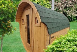 Sauna ogrodowa 250 cm z dachem ze świerku skandynawskiego