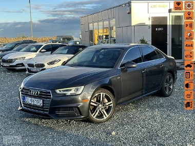 Audi A4 B9 2.0TSI 252KM 2017r QUATTRO, S-Line, Lane Assist, ACC, FV 23%-1